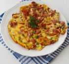 Yumurtadan Pizza Tarifi-Omlet Nasıl Yapılır-Gurbetinmutfagi