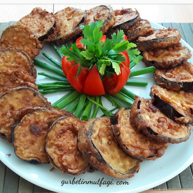Soslu Patlıcan Kızartması